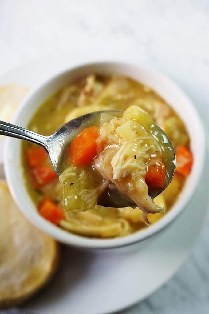 Easy Chicken And Dumpling Soup Bowl Me Over