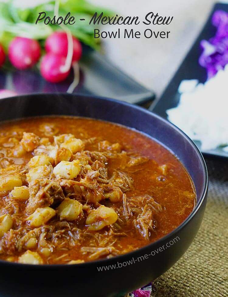 Authentic Posole - Mexican Stew Recipe - Bowl Me Over
