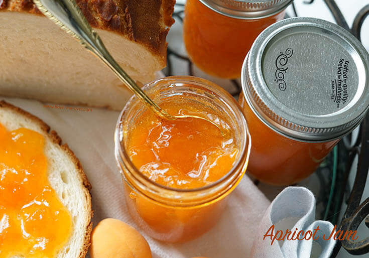 Low Sugar Homemade Apricot Jam - Bowl Me Over