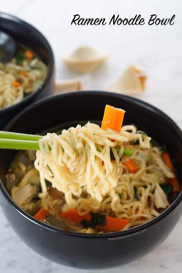 Easy Homemade Ramen Bowl Bowl Me Over