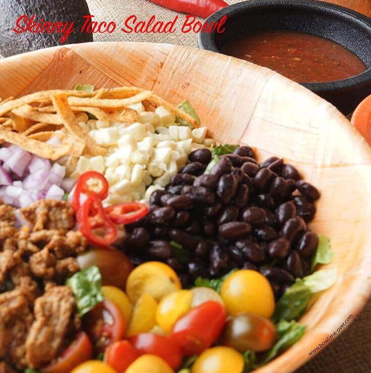 skinny taco salad bowl 