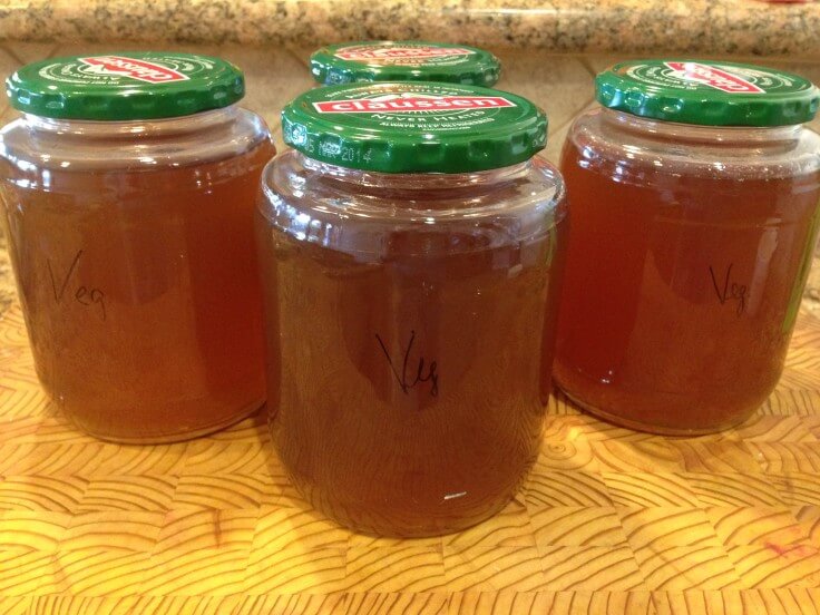 vegetable stock jar