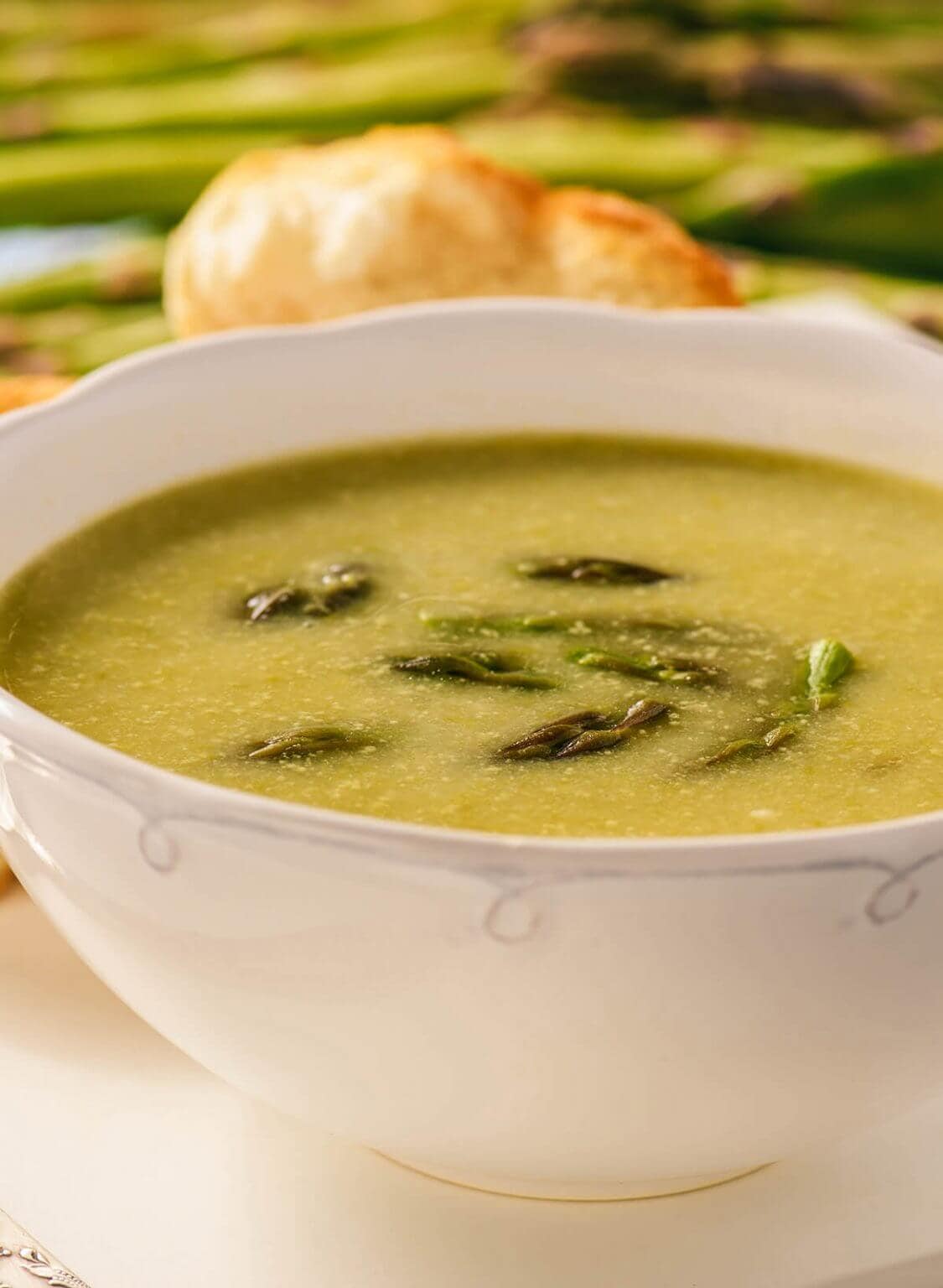 Vegetarian Asparagus Soup - Bowl Me Over