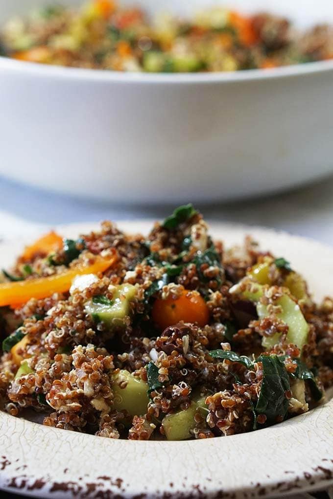 Kale and Quinoa Greek Salad