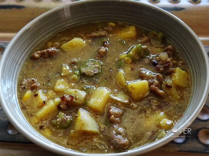 Rustic Sausage and Okra Stew