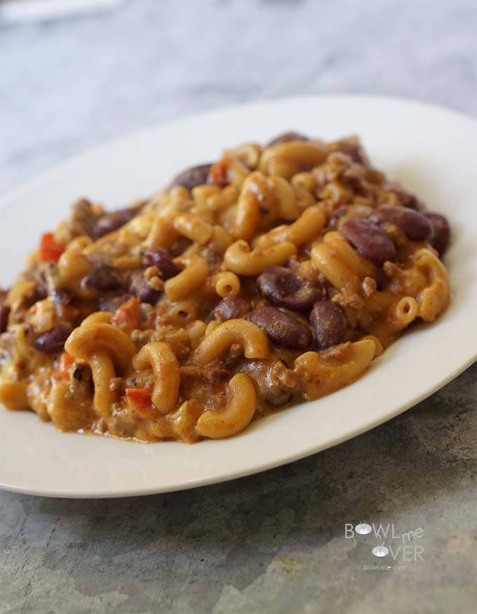 30 Minute Chili Mac And Cheese Bowl Me Over