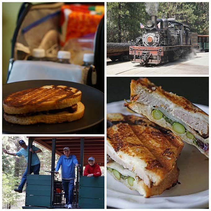 Picnic is ready for our visit to the Sugar Pine Railroad!
