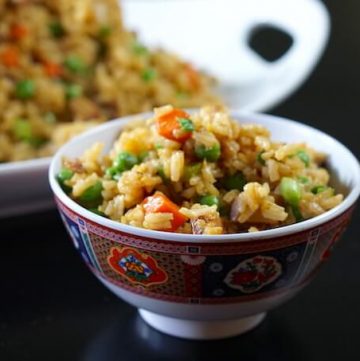 Easy Chicken Fried Rice Recipe - Bowl Me Over