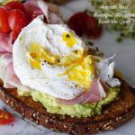 What's for breakfast? This Avocado Toast Breakfast Sandwich is fabulous & easy - my kinda meal!