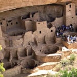 Ancient Pueblo Ruins in Mesa Verde National Park