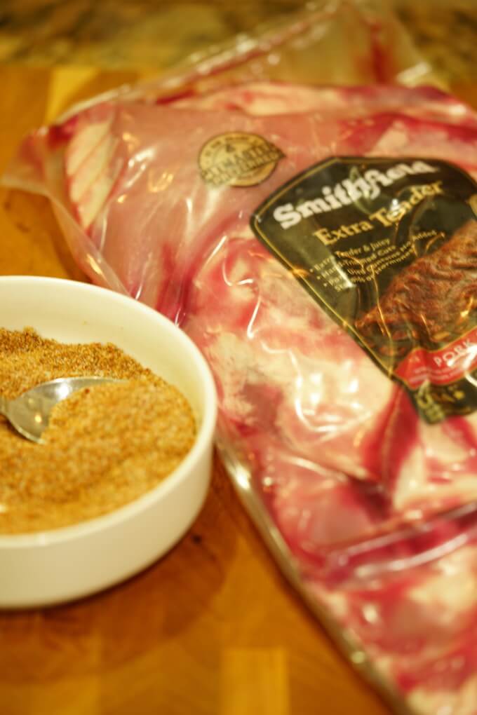 Smithfield Pork Ribs in the package!