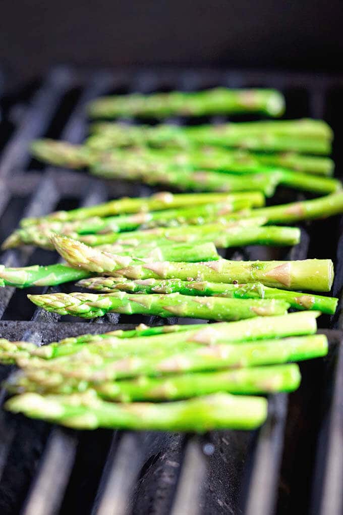 Grilling Asparagus on Gas Grill