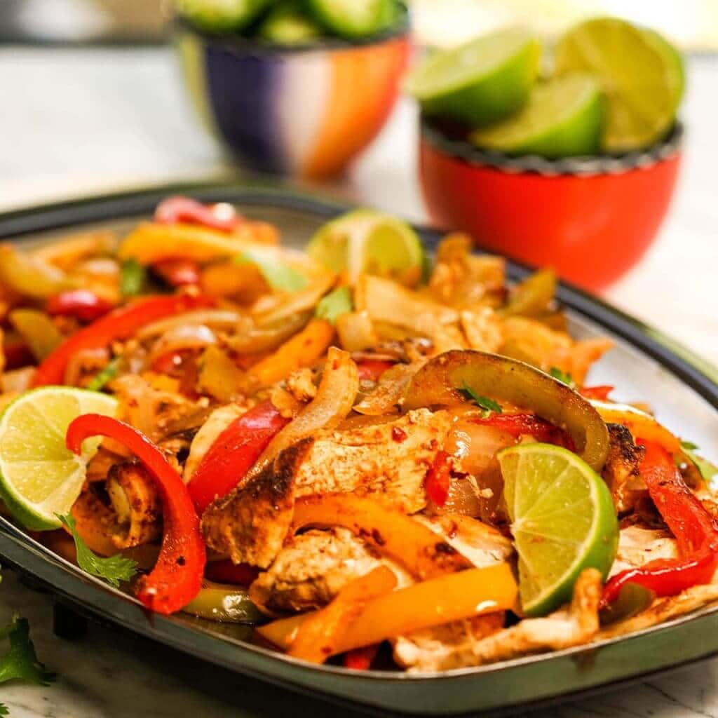 Easy Oven Baked Chicken Fajitas Bowl Me Over