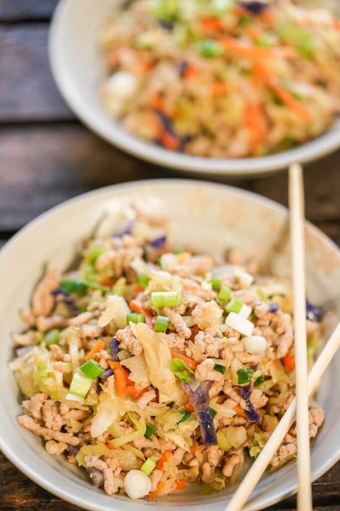 Easy Egg Roll in a Bowl