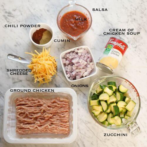 Tex Mex Chicken and Zucchini - Bowl Me Over