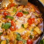 Cast Iron skillet chicken casserole