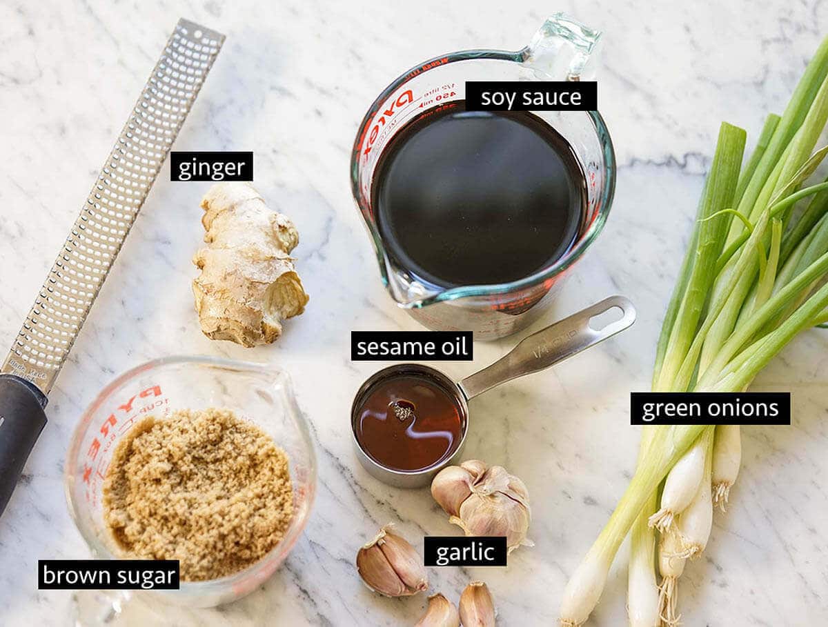 Ingredients for Teriyaki Marinade Recipe