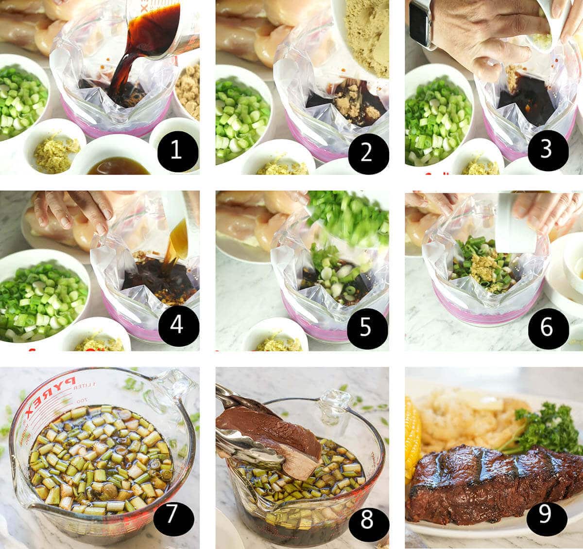 Step by step instructions to prepare the sauce.