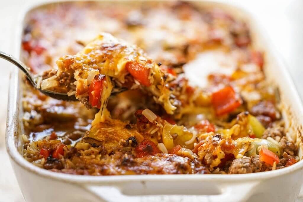 Stuffed Bell Pepper Casserole Bowl Me Over