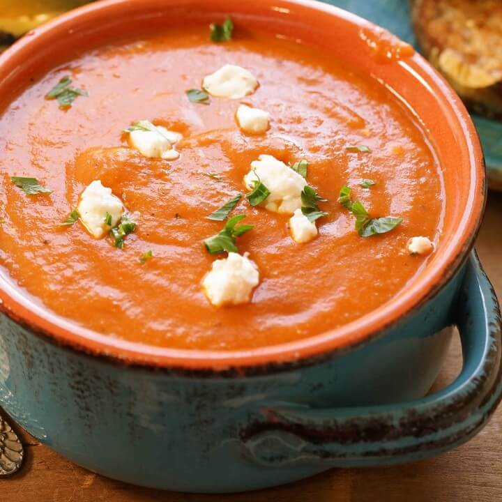 30 Minute Tomato Bisque Soup Recipe So Creamy Bowl Me Over 9011