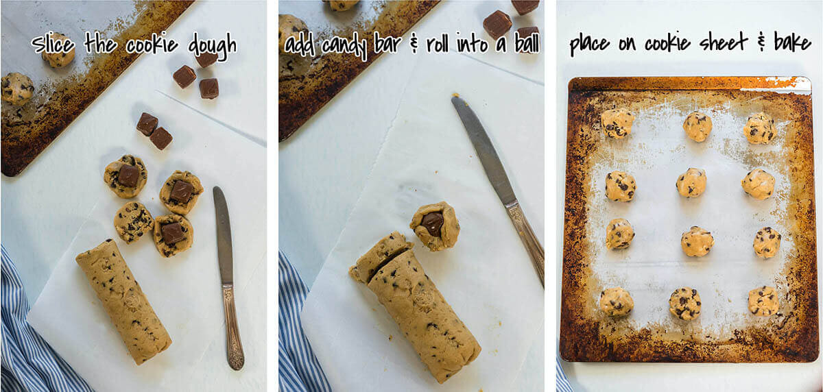 Photos with step by step instructions showing how to make this recipe with Pinterest Overlay 