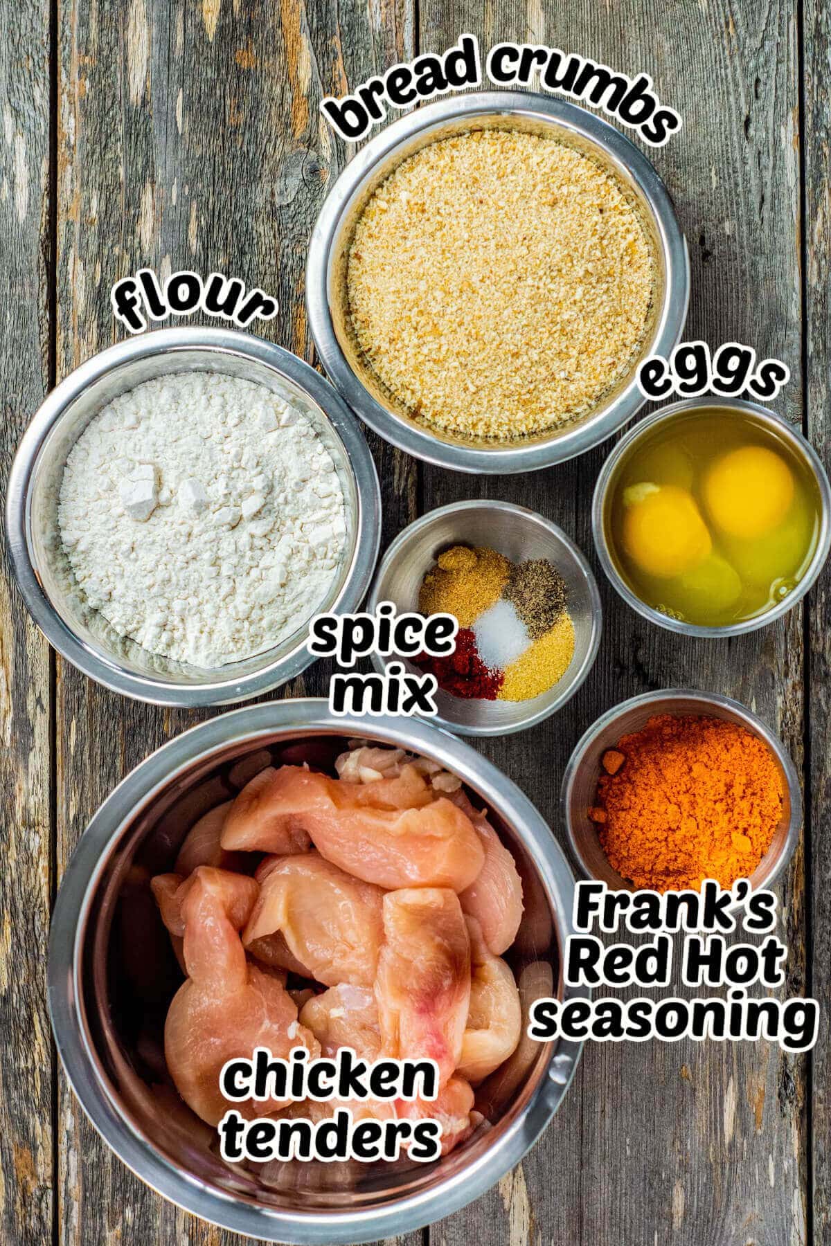 All of the ingredients needed to make recipe.