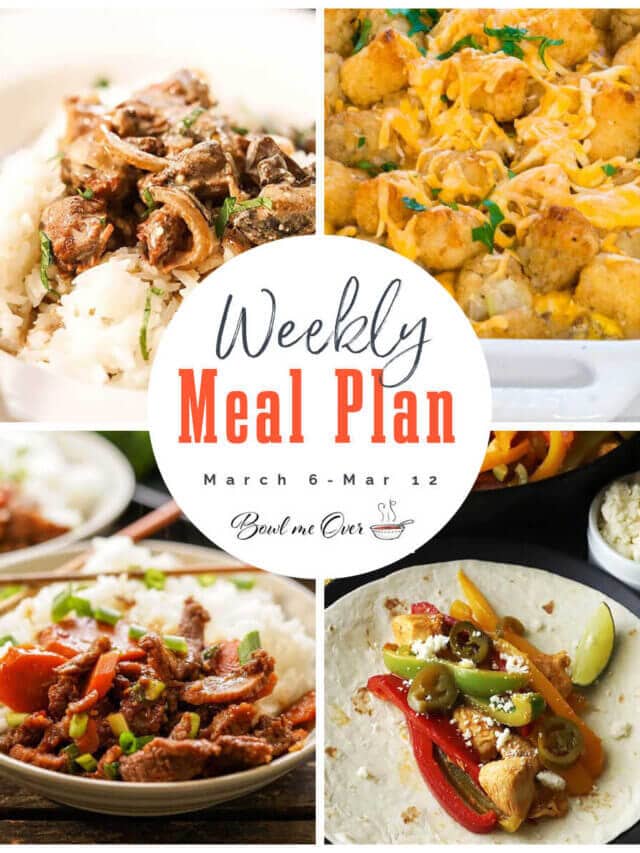 Weekly Meal Plans Archives - Bowl Me Over