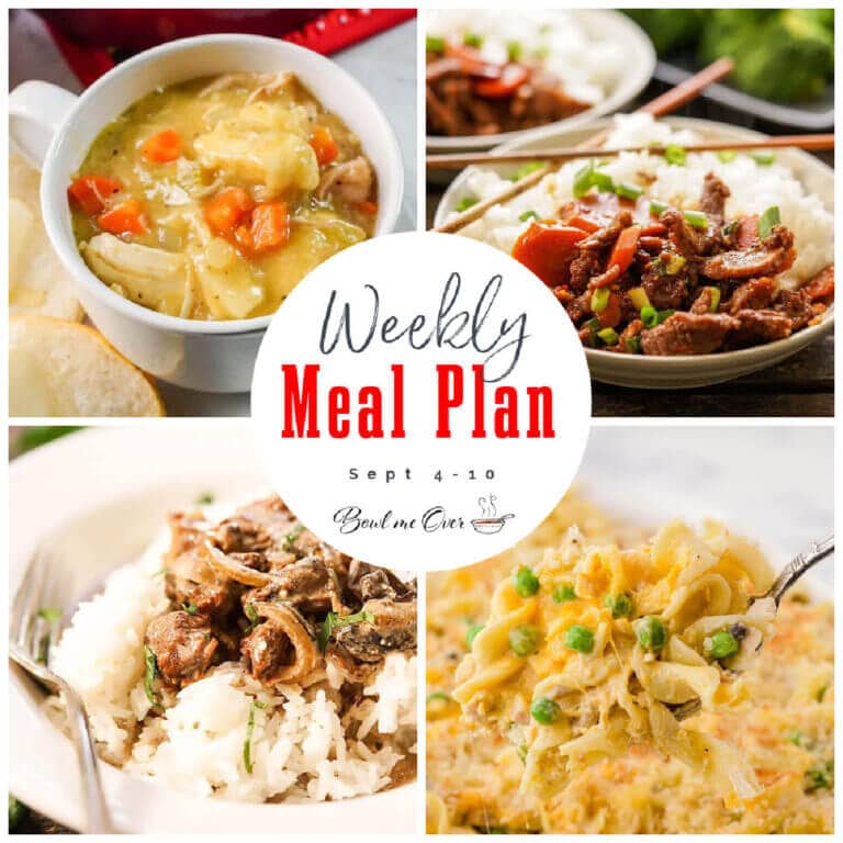 Weekly Meal Plan 36 - Bowl Me Over