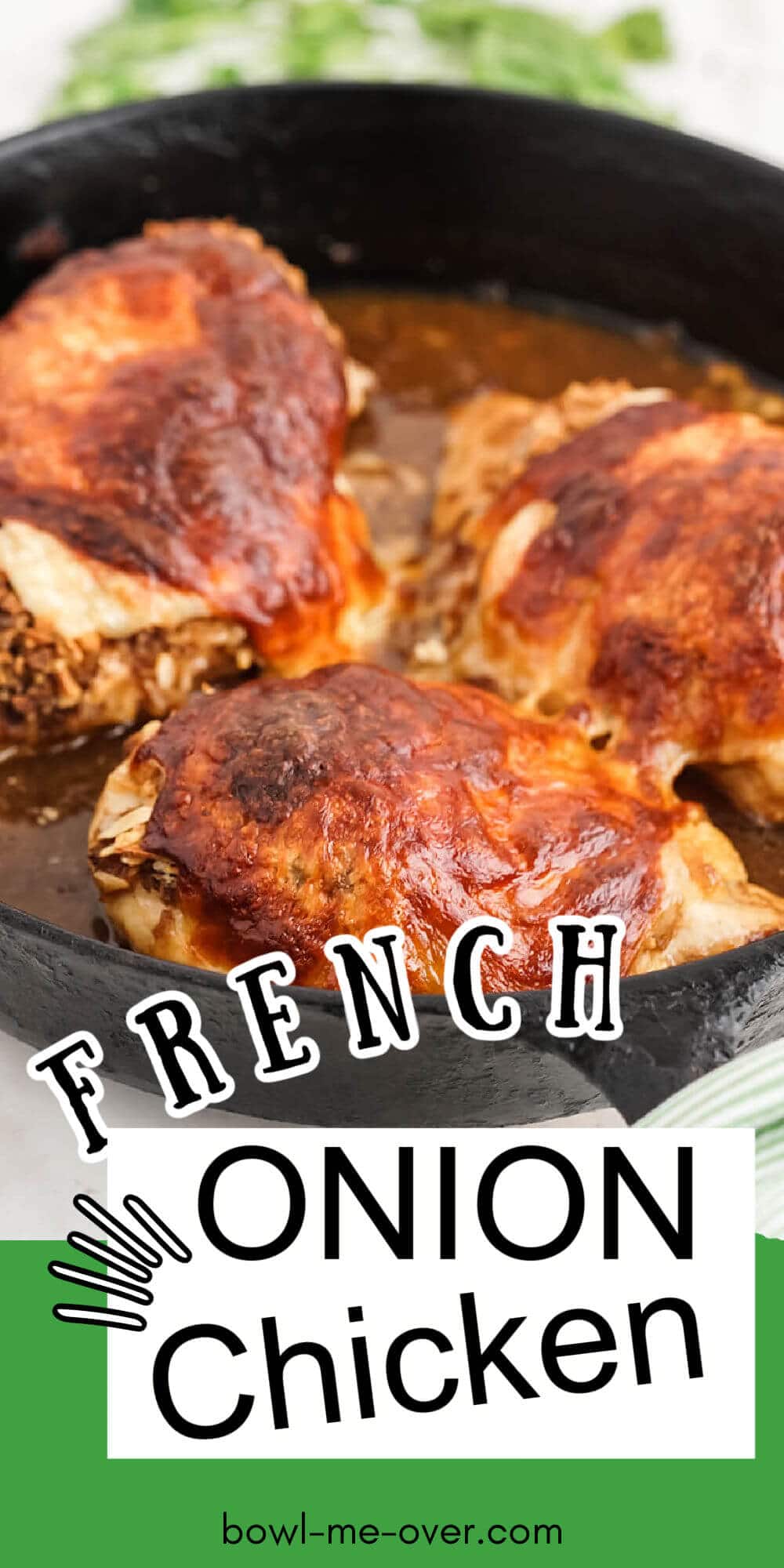 French Onion Chicken Bake - Bowl Me Over