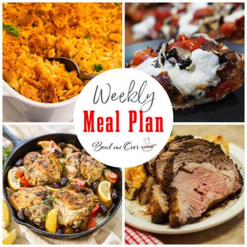 Weekly Meal Plan 50 - Bowl Me Over