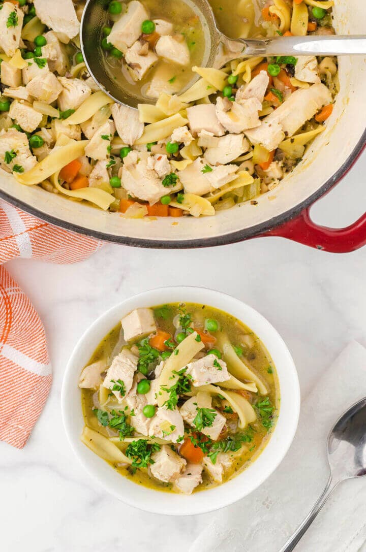 Panera Chicken Noodle Soup - Bowl Me Over