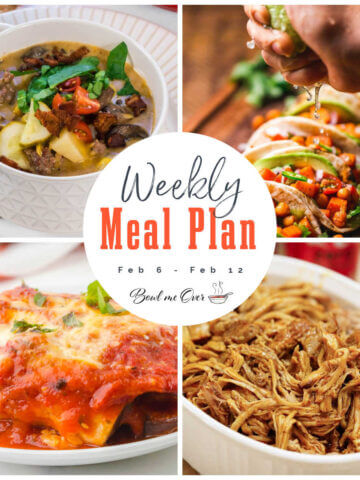 Weekly Meal Plan 5 with print overlay.