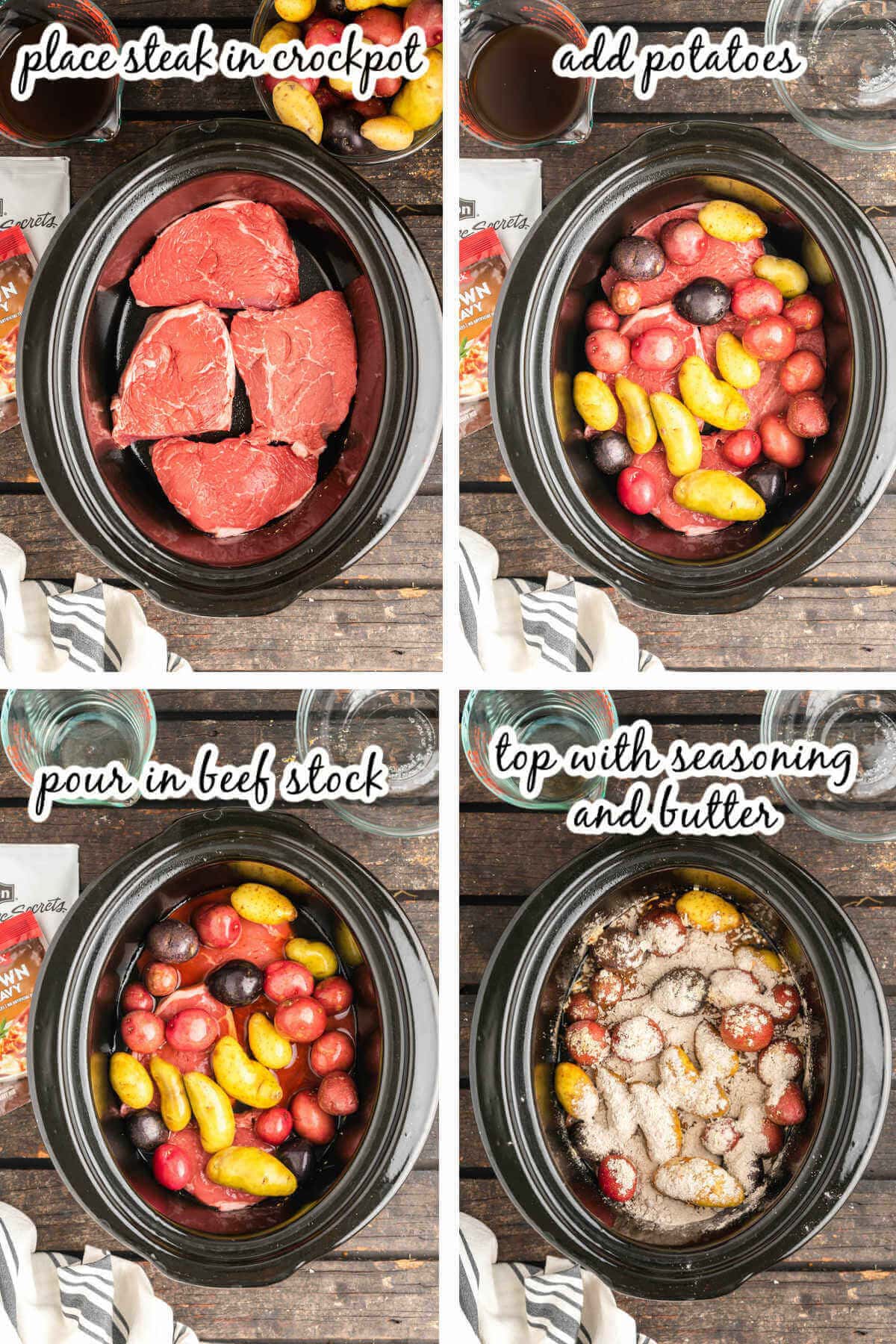 Best Crockpot Steak and Potatoes · The Typical Mom