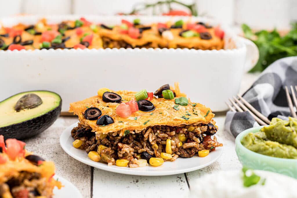 Cheesy Taco Casserole - Bowl Me Over