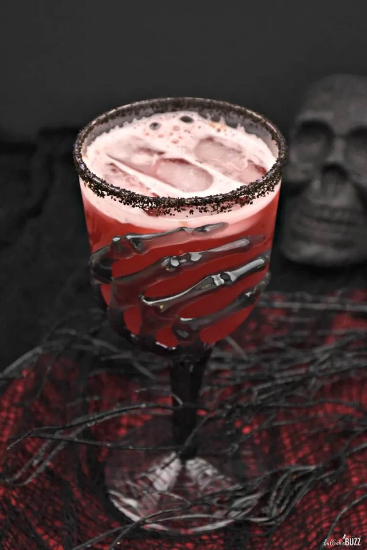 Vampires kiss halloween cocktail. 