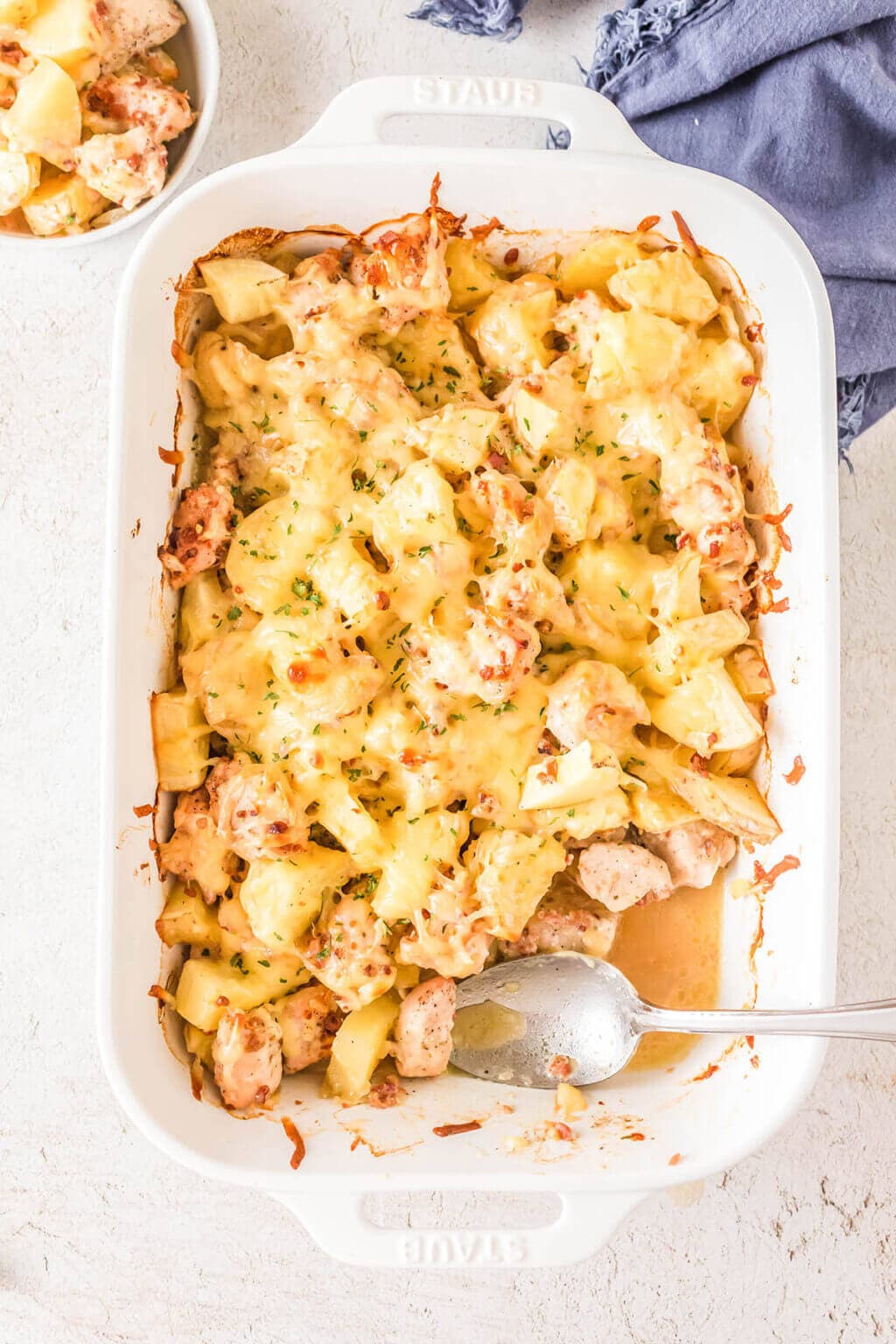 Chicken Bacon Ranch Potato Bake - Bowl Me Over