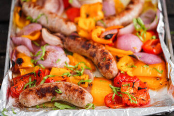 How to Make the Best Sausage and Peppers in the Oven - Bowl Me Over