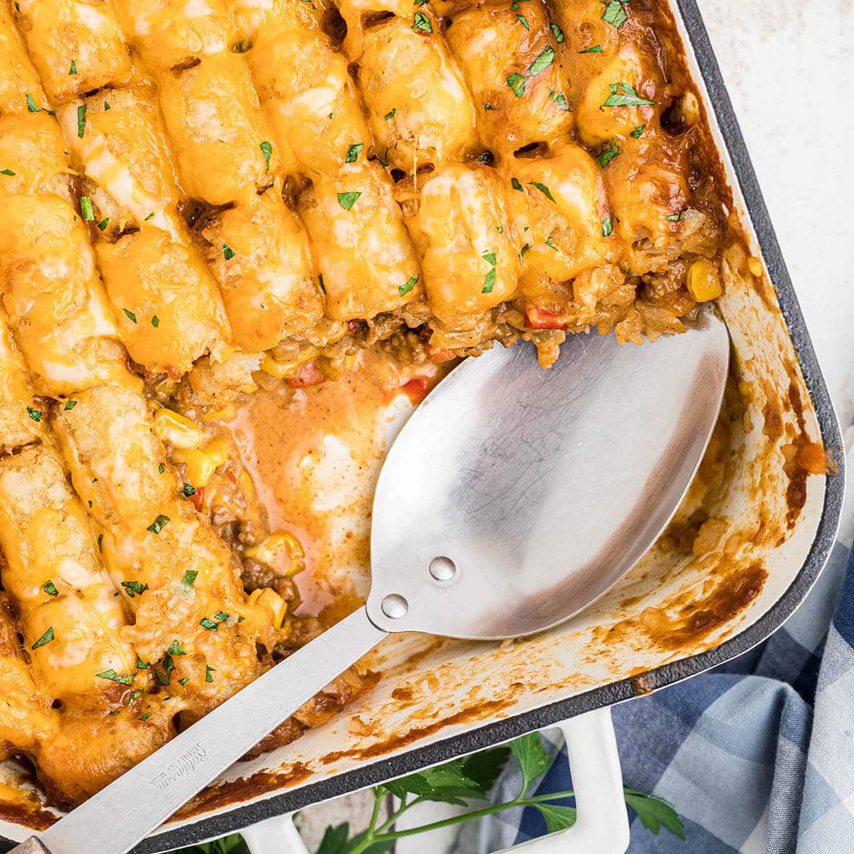 Cheesy Crockpot Cowboy Casserole - Family Fresh Meals