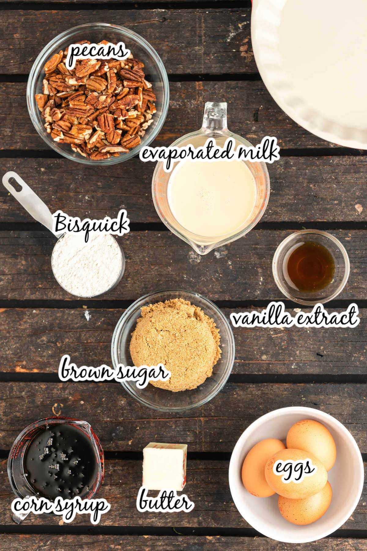 Ingredient stop make dessert recipe, with print overlay.