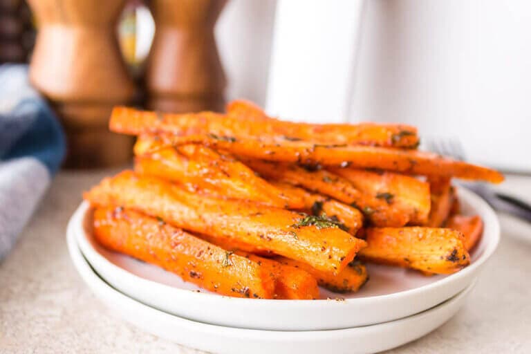 Air Fryer Roasted Carrots - Bowl Me Over