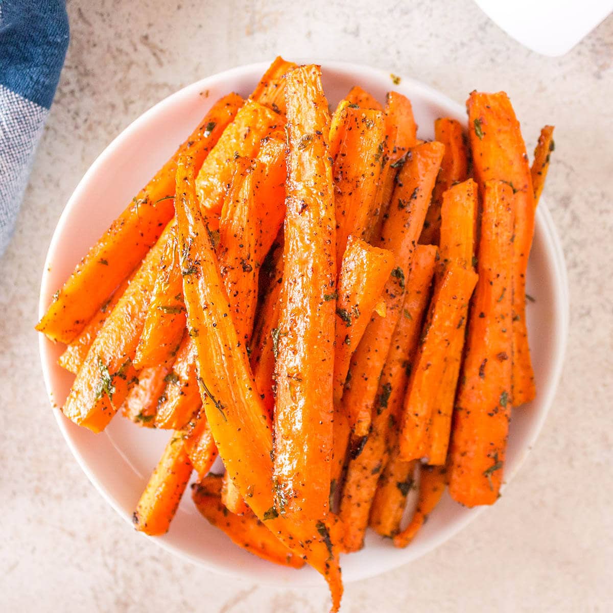 Roasted Vegetables on platter.