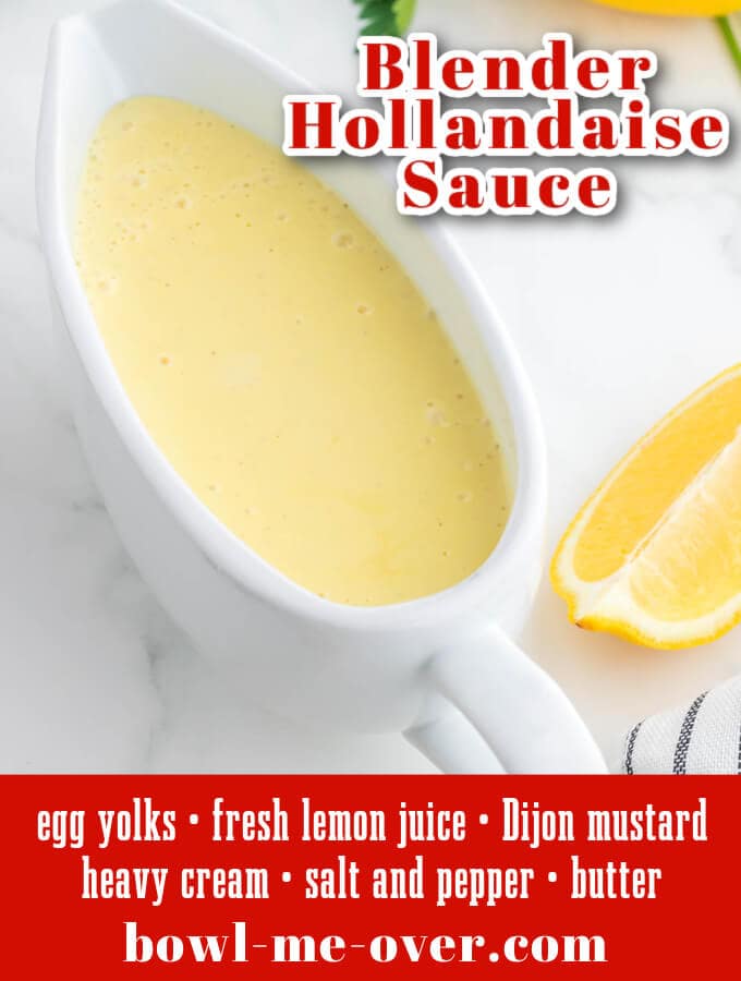 Easy Blender Hollandaise Sauce - Family Fresh Meals