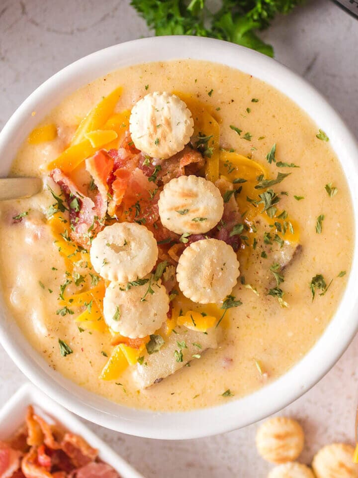 Easy Potato Soup Recipe Bowl Me Over 