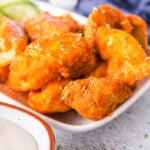 Buffalo Chicken Bites on platter.