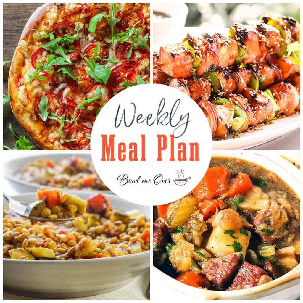 Weekly Meal Plan 11 - Bowl Me Over