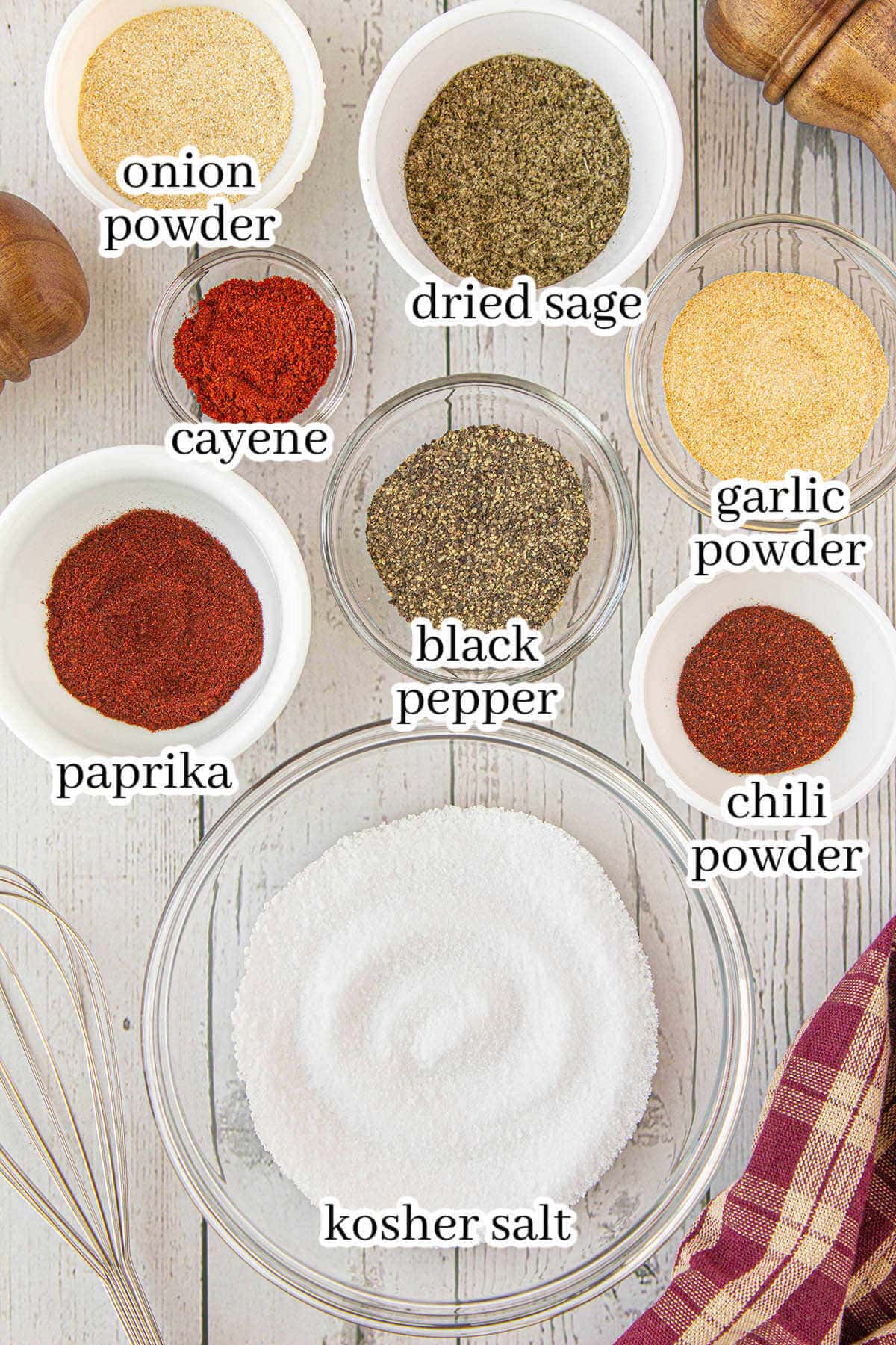 Ingredients to make the recipe, with print overlay.