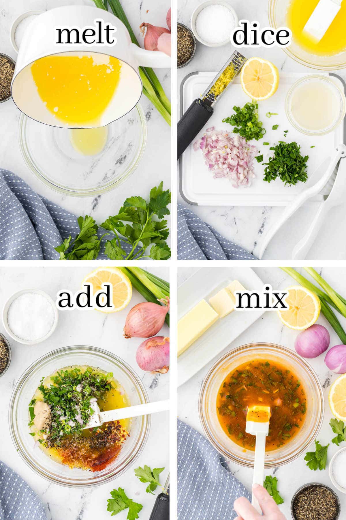 Step-by-step instructions to make recipe, with print overlay.
