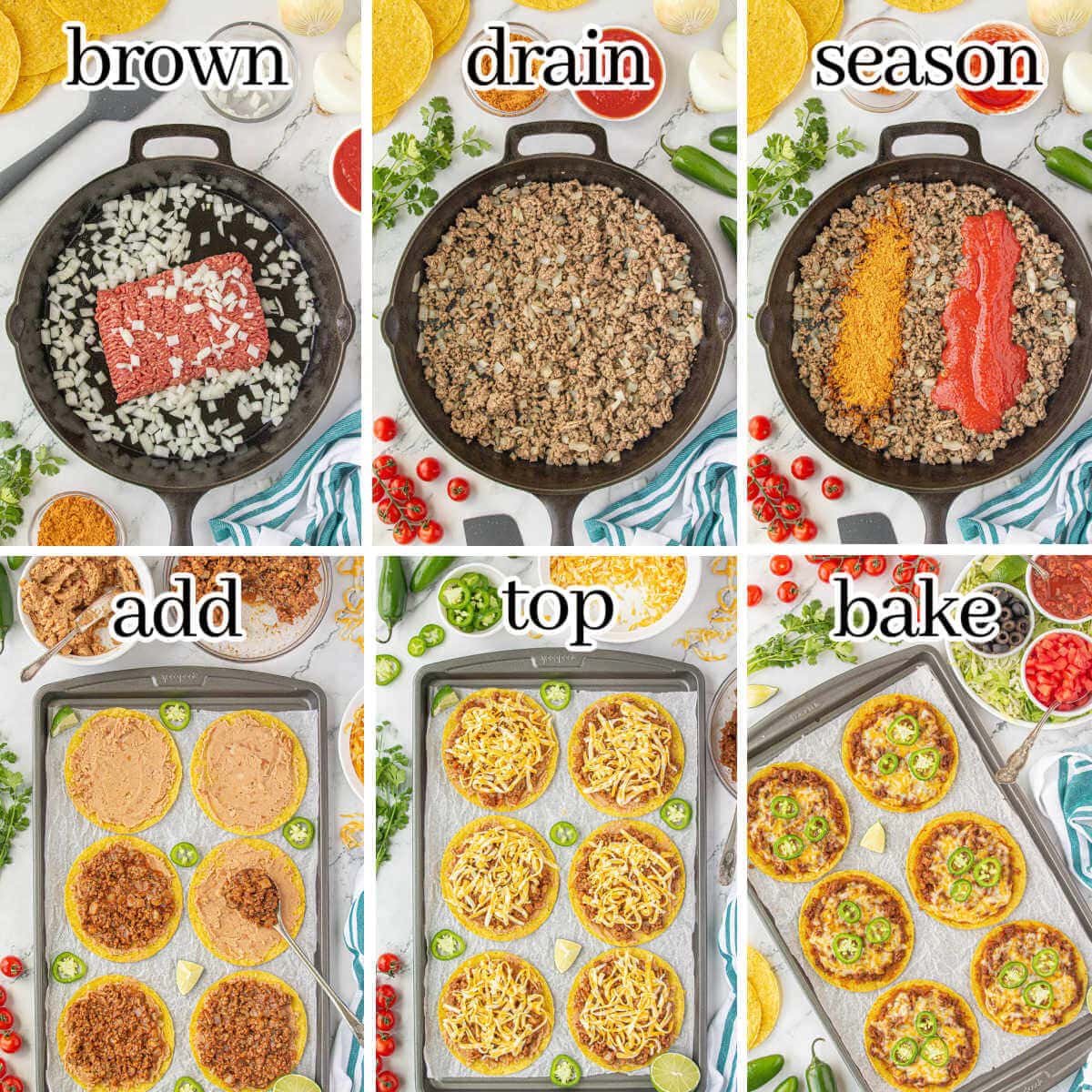 Step-by-step instructions to make recipe, with print overlay.