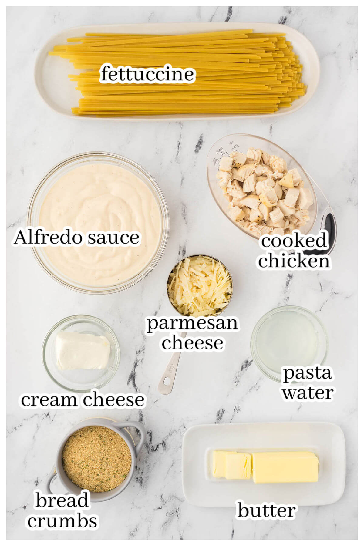 Creamy Chicken Fettuccini Alfredo Casserole Recipe - Bowl Me Over