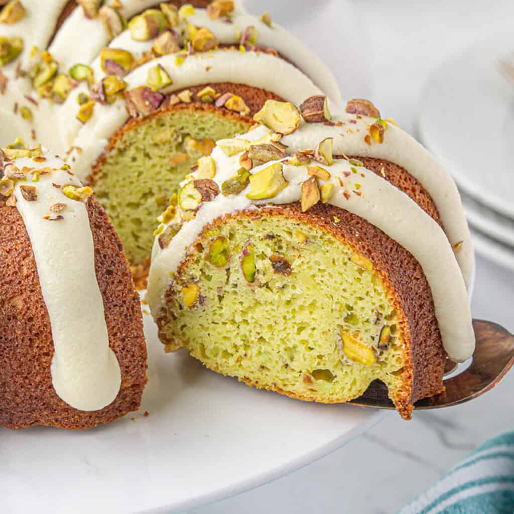 Pistachio Nothing Bundt Cake Recipe - Bowl Me Over